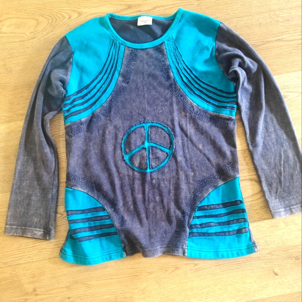 Handmade In Nepal Peace Sign